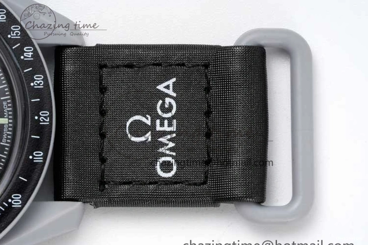 0128 Speedmaster Misson To The Moon 1:1 Best Edition Black Dial On Nylon Strap Quartz UrbanChic 7856